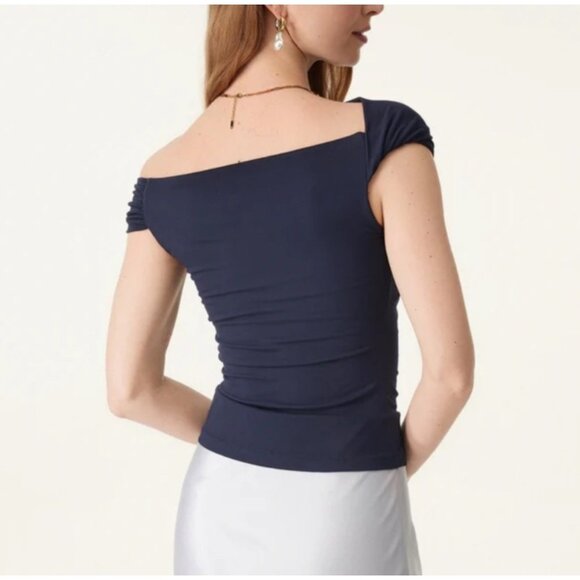 OGL Eco-SkinKiss Multi-wear Versatile Necklines Brami Top Sz Medium Womens Black - Picture 2 of 15